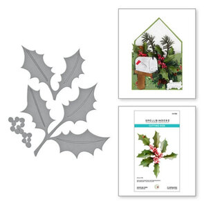 Spellbinders Susan’s Garden snijmal American Holly kopen – bladeren snijmal
