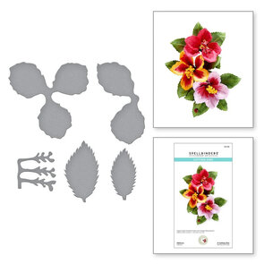 Spellbinders Hibiscus snijmal- Susan's Garden Collectie
