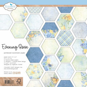 Paper Pad  12x12" - Evening Rose - Elizabeth craft design