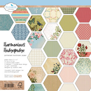  Paper Pad 12x12" - Harmonious Hodgepodge  - Elizabeth Craft Design