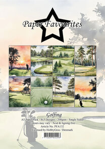 Paper Favourites Paper Pad – Golfing A5