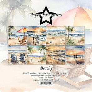  Paper Pad  12x12" - – Beachy - Paper Favourites