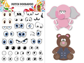 Dutch Doobadoo sticker Art A5 Eyes