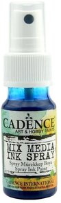 Cadence Mixed Media Ink Spray – Blauw 25 ml
