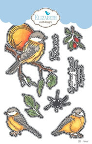 Elizabeth craft designs clearstamp en outline die forever