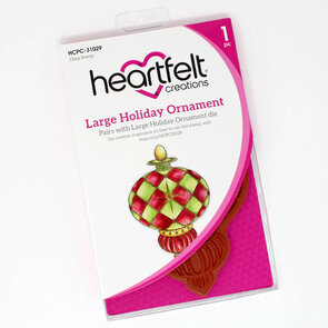 Heartfelt Creations Large Holiday Ornament stempelset