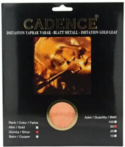 Cadence Imitation Metal Leaf – Zilver