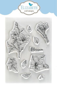 Elizabeth craft design clear stamp Blossom