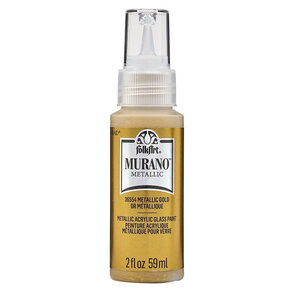 FolkArt Murano Metallic Glass Paint Gold