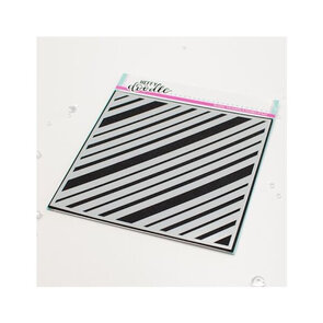 Heffy Doodle Stencil – Funhouse Diagonal Strips