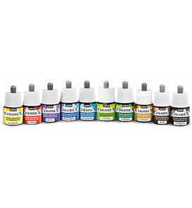 Pebeo Colorex Watercolour Set – 10 x 45 ml pipetflesjes