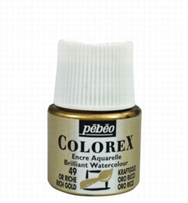 Pebeo Colorex watercolor Rich- Gold