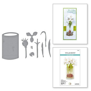 Spellbinders Paperwhites and Glass Vase Dies (S4-1364)