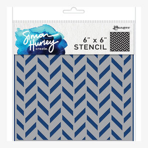 Simon Hurley stencil Flip Flop Chevron