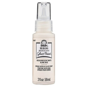 FolkArt Murano Iridescent White (Blanc Irisé) Glass Paint