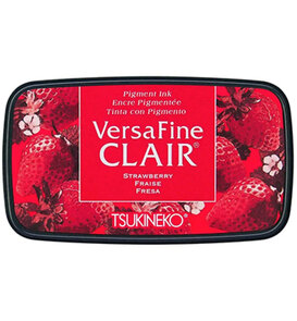 Stempel Inktpad - Pigment -  Strawberry - Versa Fine Clair - Tsukineko