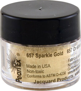 Jacquard pearl ex pigment glinster goud