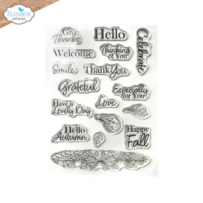 ECD clear stamps Autumn greetings