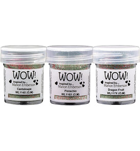WOW! Trios Dappled Effects Fruit & Nut – 3 Kleuren Embossing Poeder Set