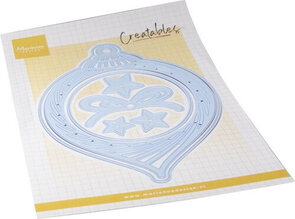 Marianne Design CreaTables snijmal Open Christmas Bauble kopen – kerstbal snijmal