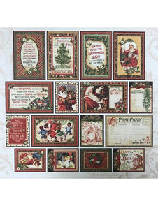 Graphic 45 journaling cards St.Nicholas collection