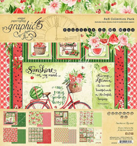  Paper Pad 8x8" - Sunshine On My Mind - Graphic 45 