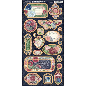 Graphic 45 chipboard blossom collection