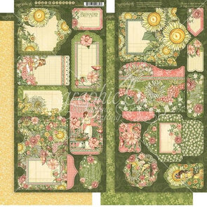 Graphic 45 tags &pockets Garden Goddess