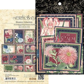 Graphic 45 journaling cards blossom