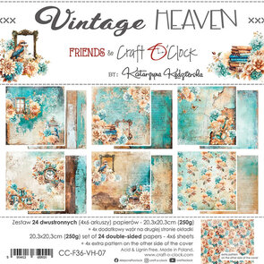  Paper Pad 8x8" - Vintage Heaven - Craft O’Clock 