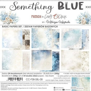 Paper Pad 8x8" - Basic -  Something Blue - Craft o Clock