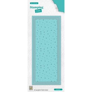 Nellie Snellen Slimline snijmal Dots & Stars kopen – slimline achtergrond snijmal