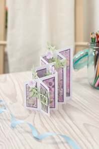 CC - Shaped Basic Cards/Envelopes - Zig Zag Cascade Card