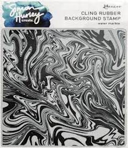 Background Stamp – Water Marble - Simon Hurley 