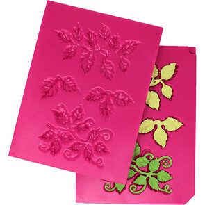 3D Leafy Accents Shaping Mold