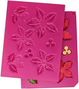 Small 3D Festive Poinsettia Shaping Mold