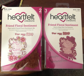 Heartfelt Creations Special Floral Sentiment bundel