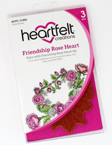 Friendship Rose Heart bundel
