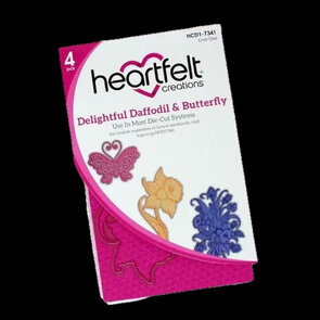 Delightful Daffodil & Butterfly snijmal