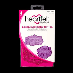 Heartfelt Creations Elegant Especially for You stempelset