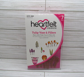 Heartfelt Creations Tulip Vase & Fillers stempelset