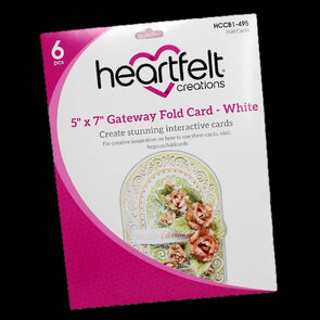Heartfelt Creations 5"x7" Gateway Fold Card wit
