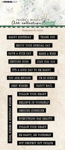 Jenine’s Mindful Art – Sentiments & Wishes stempelset