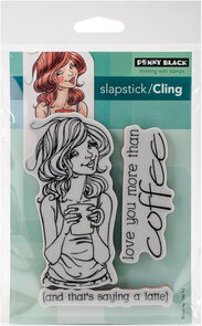 Penny Black Cling Stamp – Saying a Latte: Lief en luchtig met een flinke scheut koffie