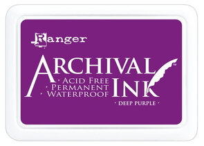    stempelinkt  -watervast  -Deep Purple – Archival ink
