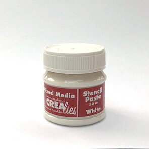 Crealies Mix Media Stencil Paste White