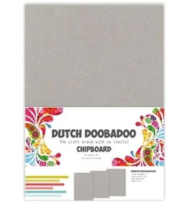 Dutch Doobadoo Chipboard 10 Sheets – 0.9 mm dik karton voor creatieve projecten