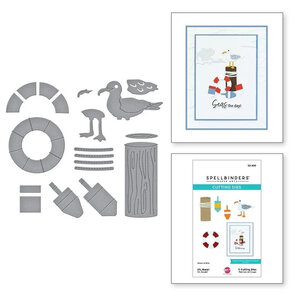 Oh, Buoy! Dies – Zomerse strandscene met zeemeeuw en boeien