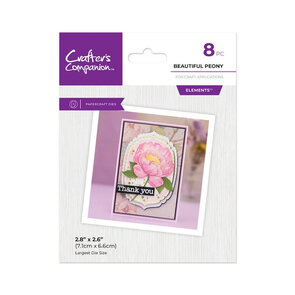 Crafter’s Companion Gemini Snijmal Pioenrozen – Gelaagde 3D Bloemen