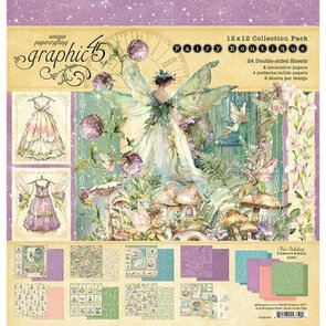 Graphic 45 Fairy Boutique Paper Pad 12x12 kopen | Designpapier blok